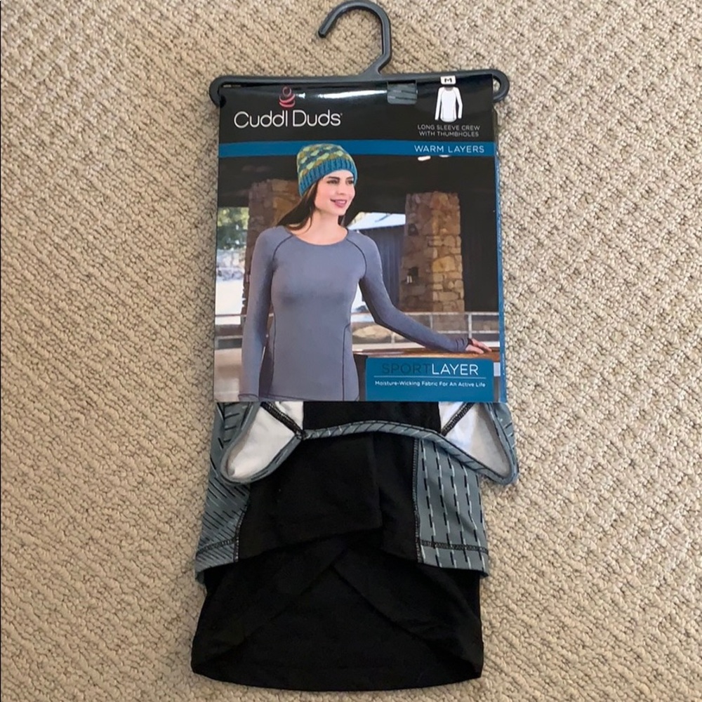 Long Sleeve Crew with Thumbholes - Sport Layer